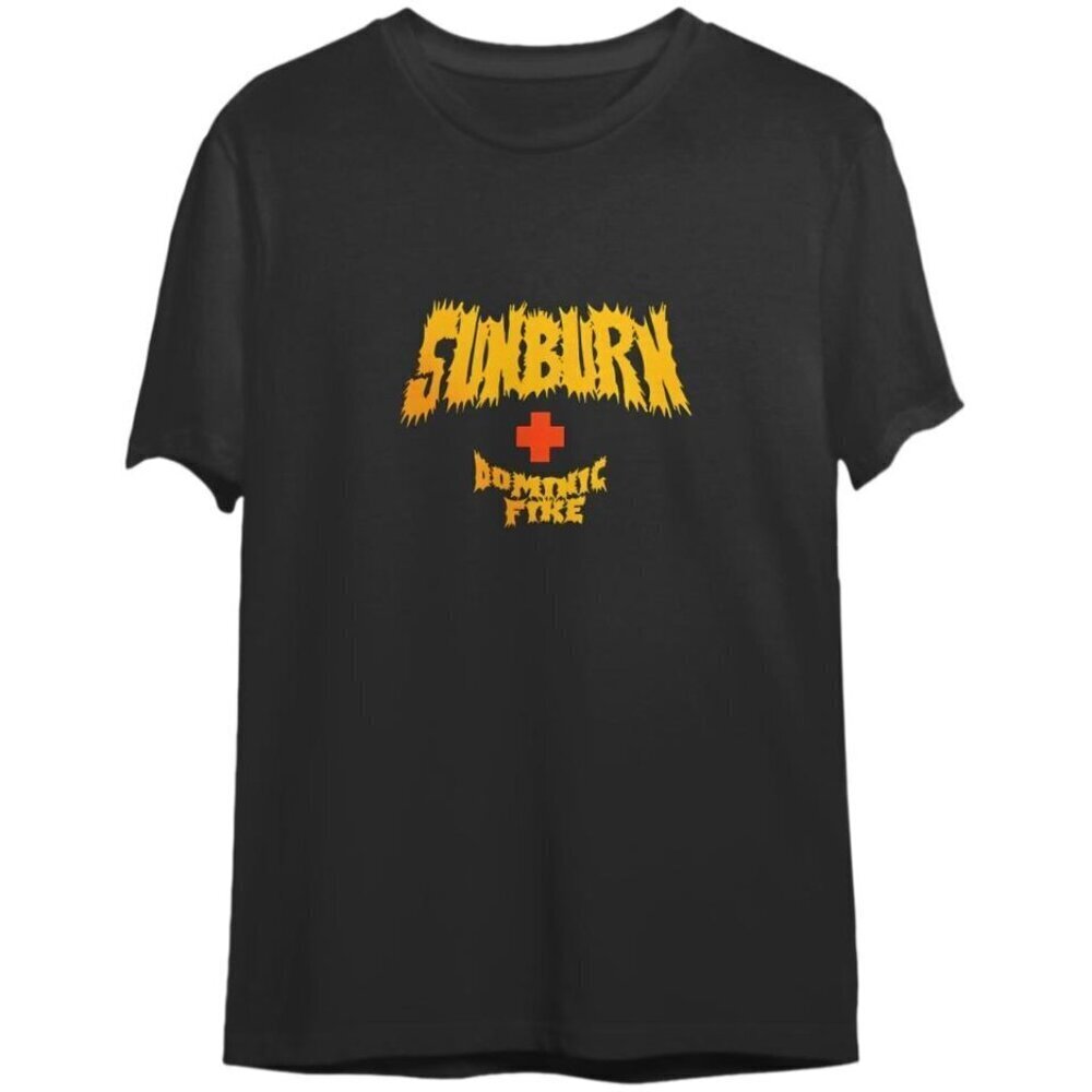 Dominic Fike Sunburn Comic Tour Concert Shirt .